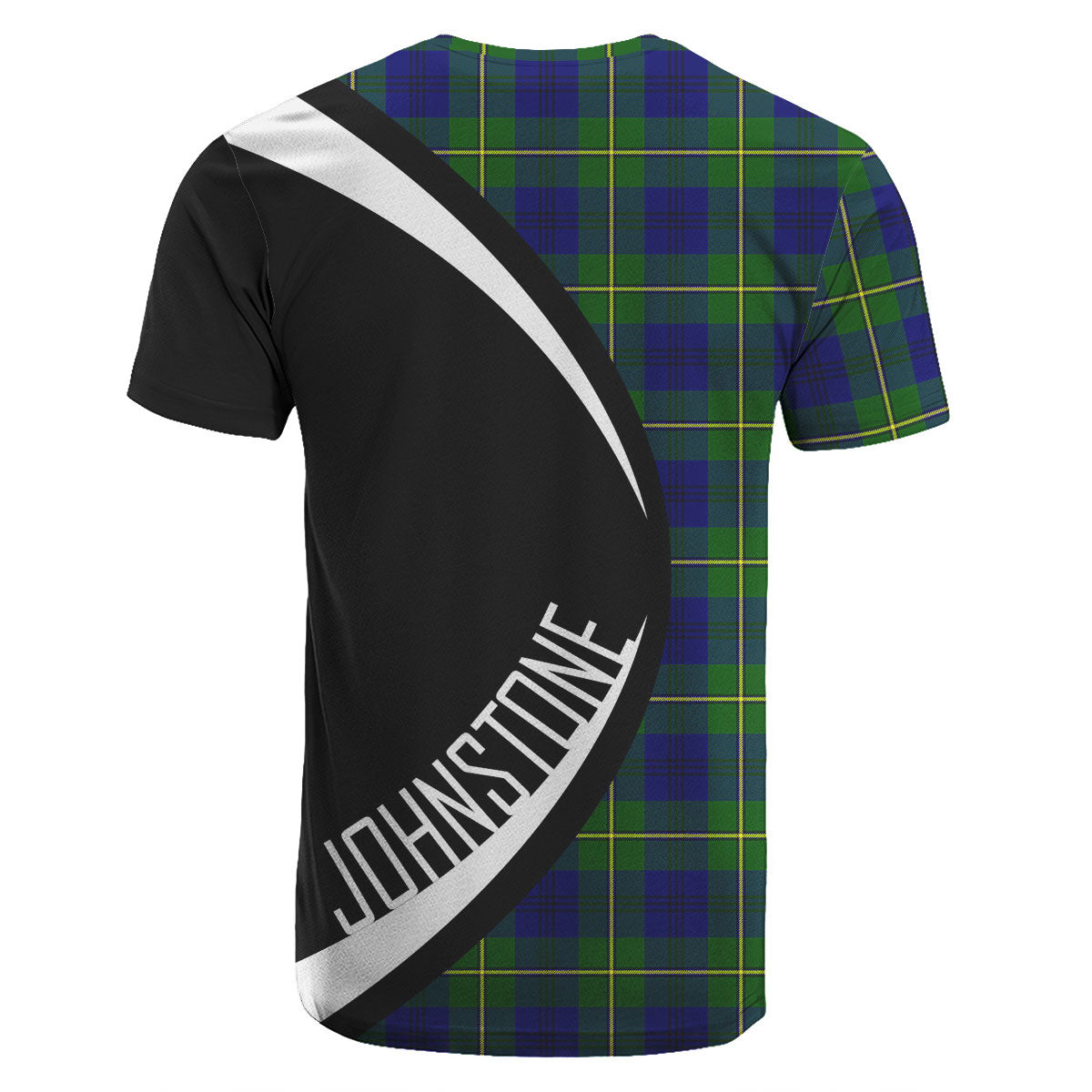 Johnstone Modern Tartan Crest T-shirt - Circle Style