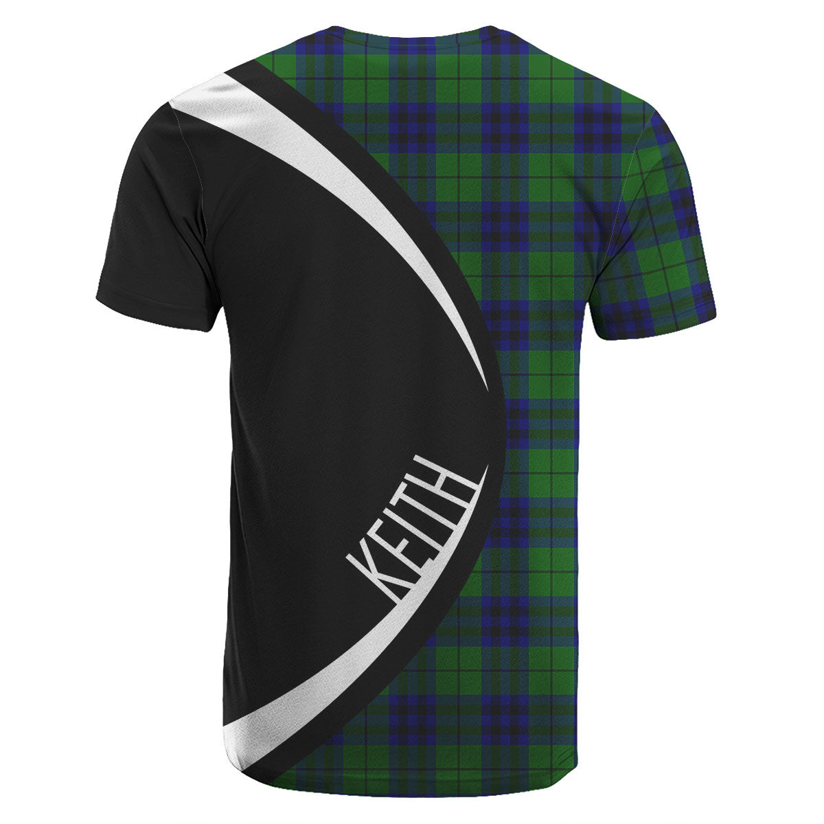 Keith Modern Tartan Crest T-shirt - Circle Style