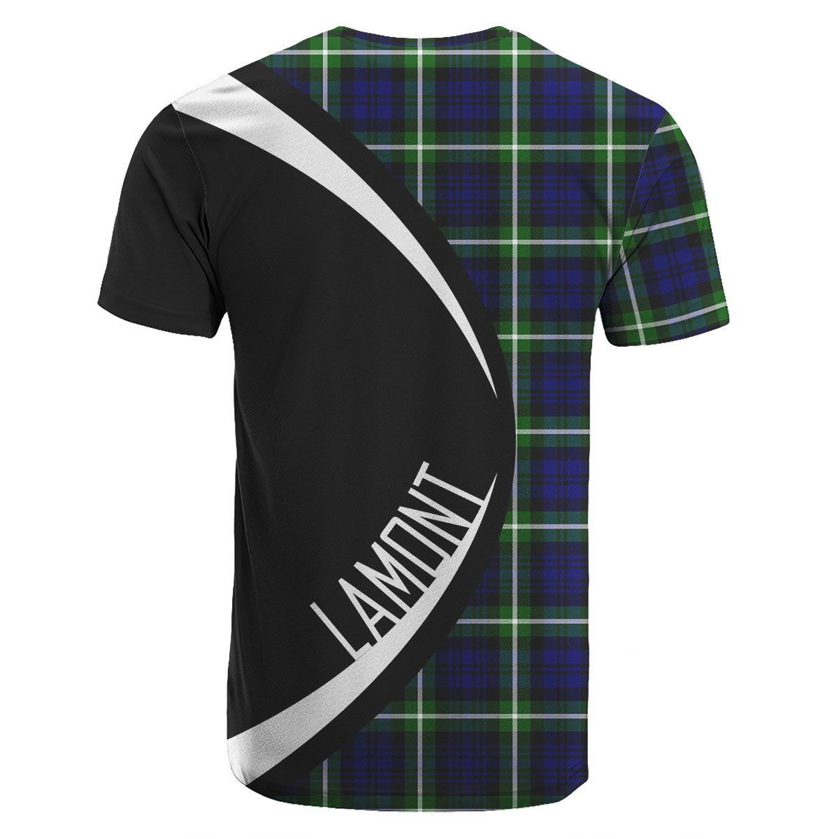 Lamont Modern Tartan Crest T-shirt - Circle Style