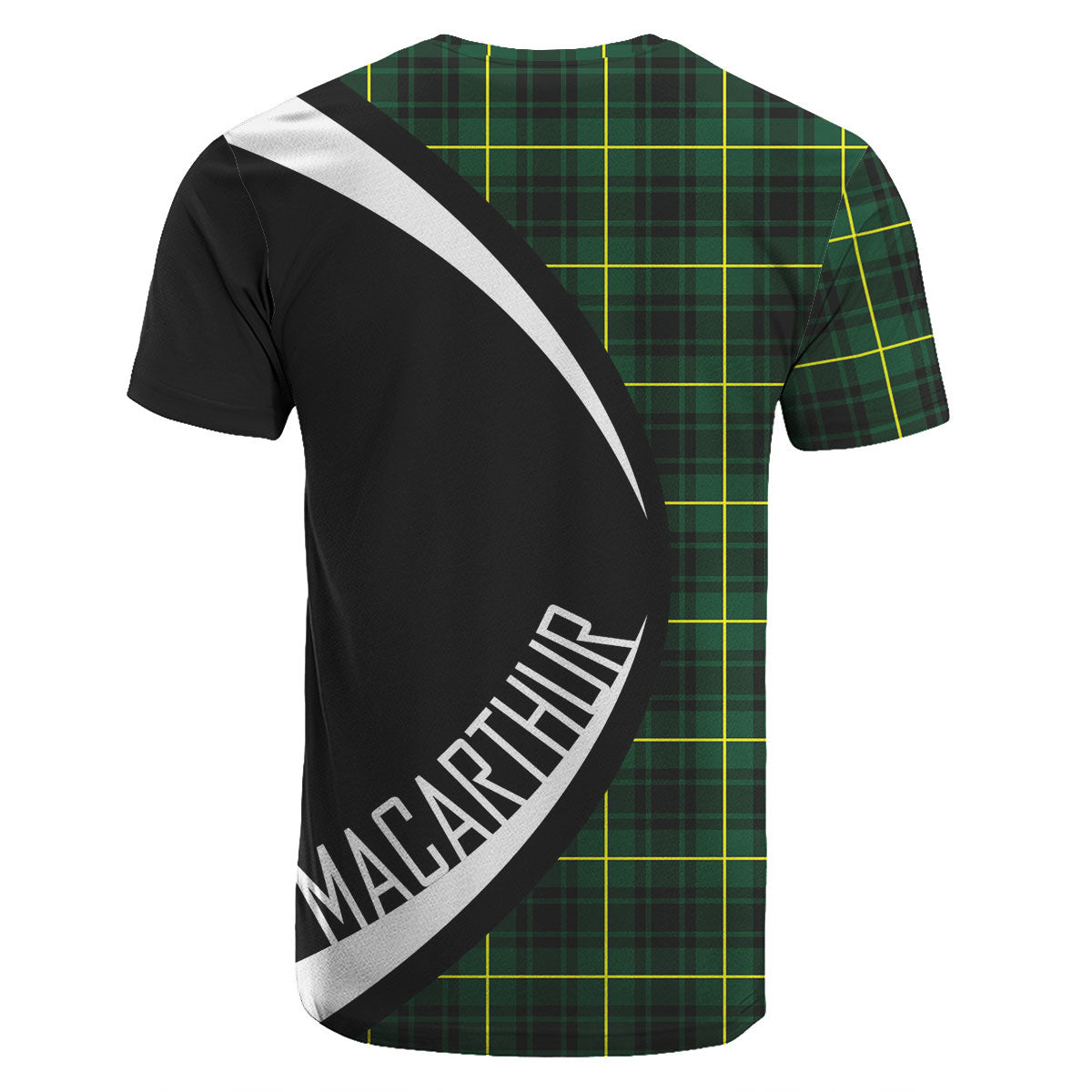 MacArthur Modern Tartan Crest T-shirt - Circle Style