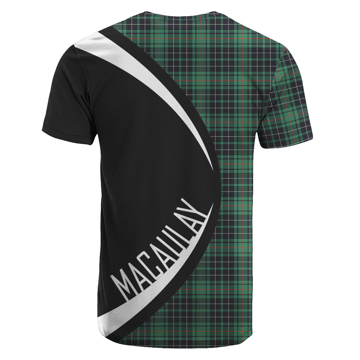 MacAulay Hunting Ancient Tartan Crest T-shirt - Circle Style