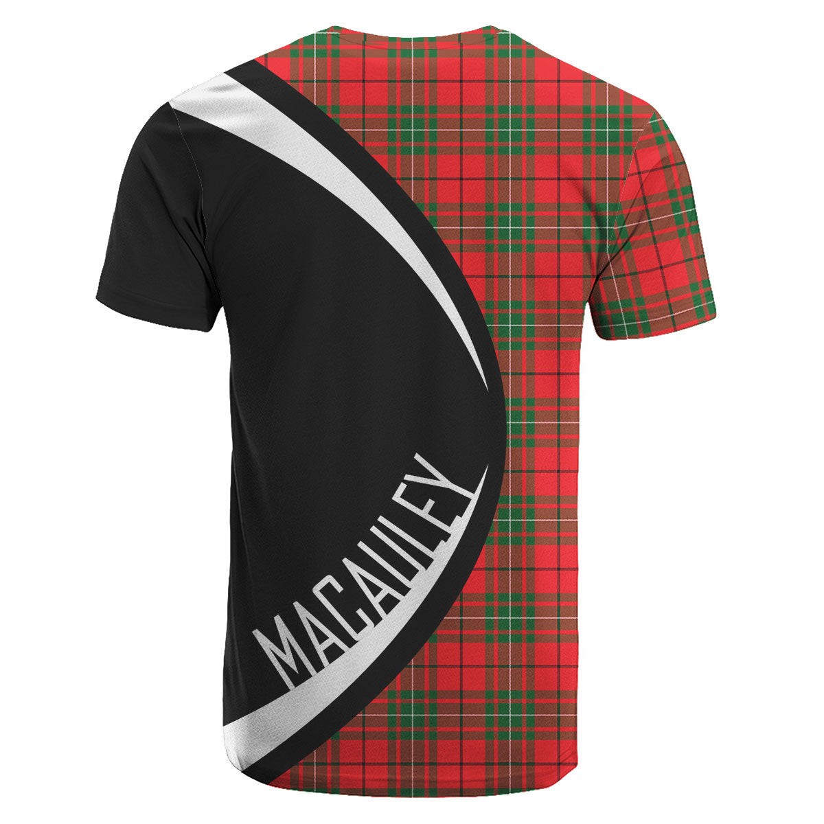 MacAuley Modern Tartan Crest T-shirt - Circle Style