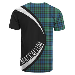 MacCallum Ancient Tartan Crest T-shirt - Circle Style