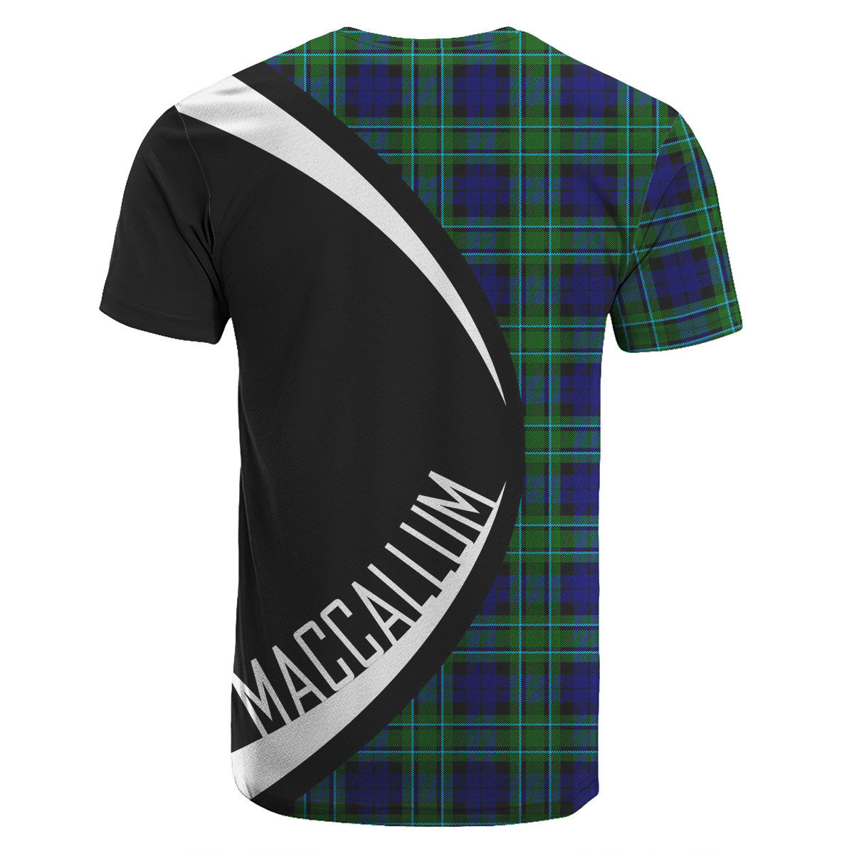 MacCallum Modern Tartan Crest T-shirt - Circle Style