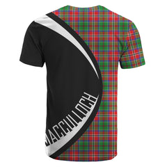 MacCulloch (McCulloch) Tartan Crest T-shirt - Circle Style