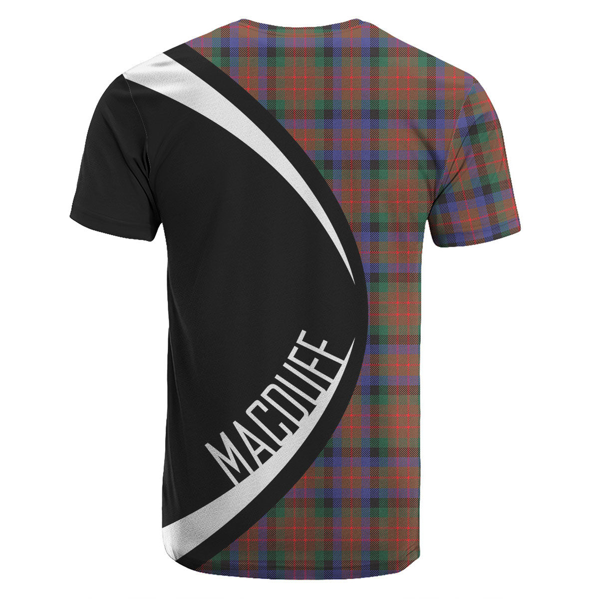 MacDuff Hunting Modern Tartan Crest T-shirt - Circle Style