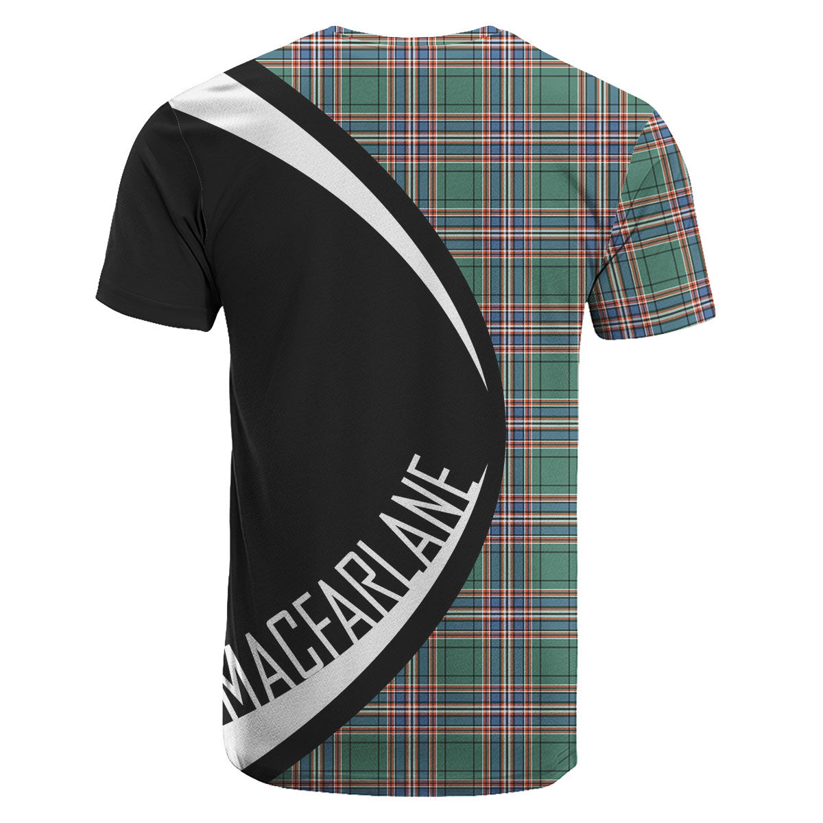 MacFarlane Hunting Ancient Tartan Crest T-shirt - Circle Style