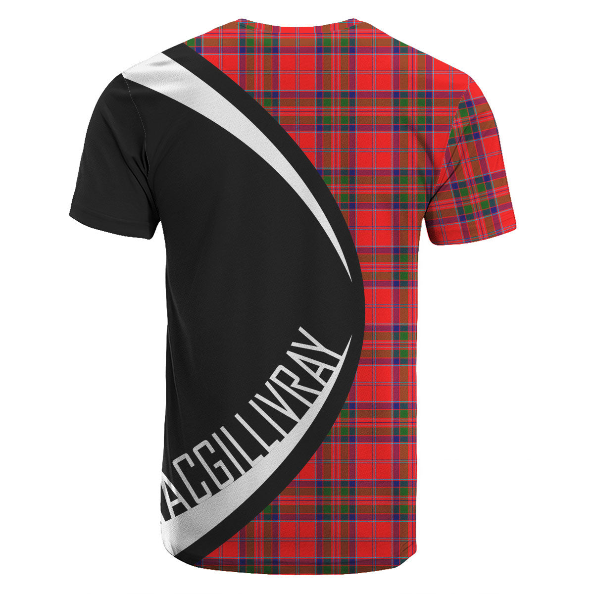 MacGillivray Modern Tartan Crest T-shirt - Circle Style