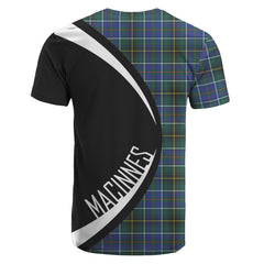 MacInnes Modern Tartan Crest T-shirt - Circle Style