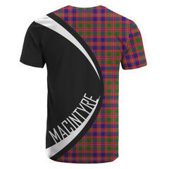 MacIntyre Modern Tartan Crest T-shirt - Circle Style