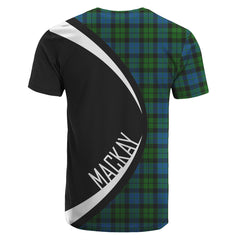 MacKay Modern Tartan Crest T-shirt - Circle Style