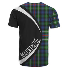 MacKenzie Modern Tartan Crest T-shirt - Circle Style