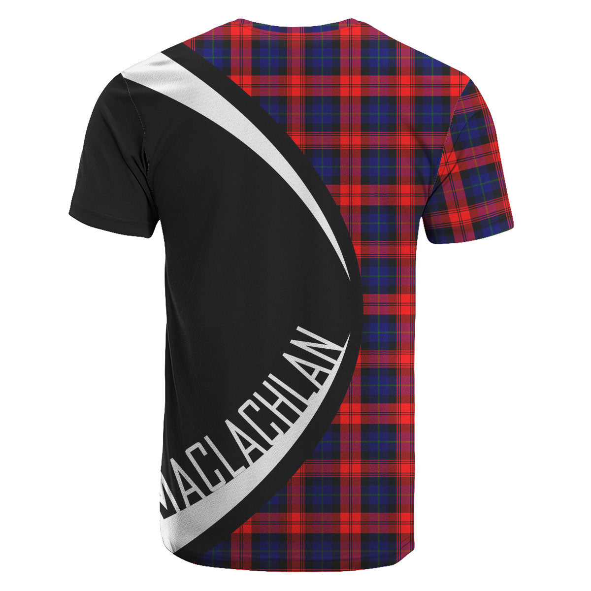 MacLachlan Modern Tartan Crest T-shirt - Circle Style