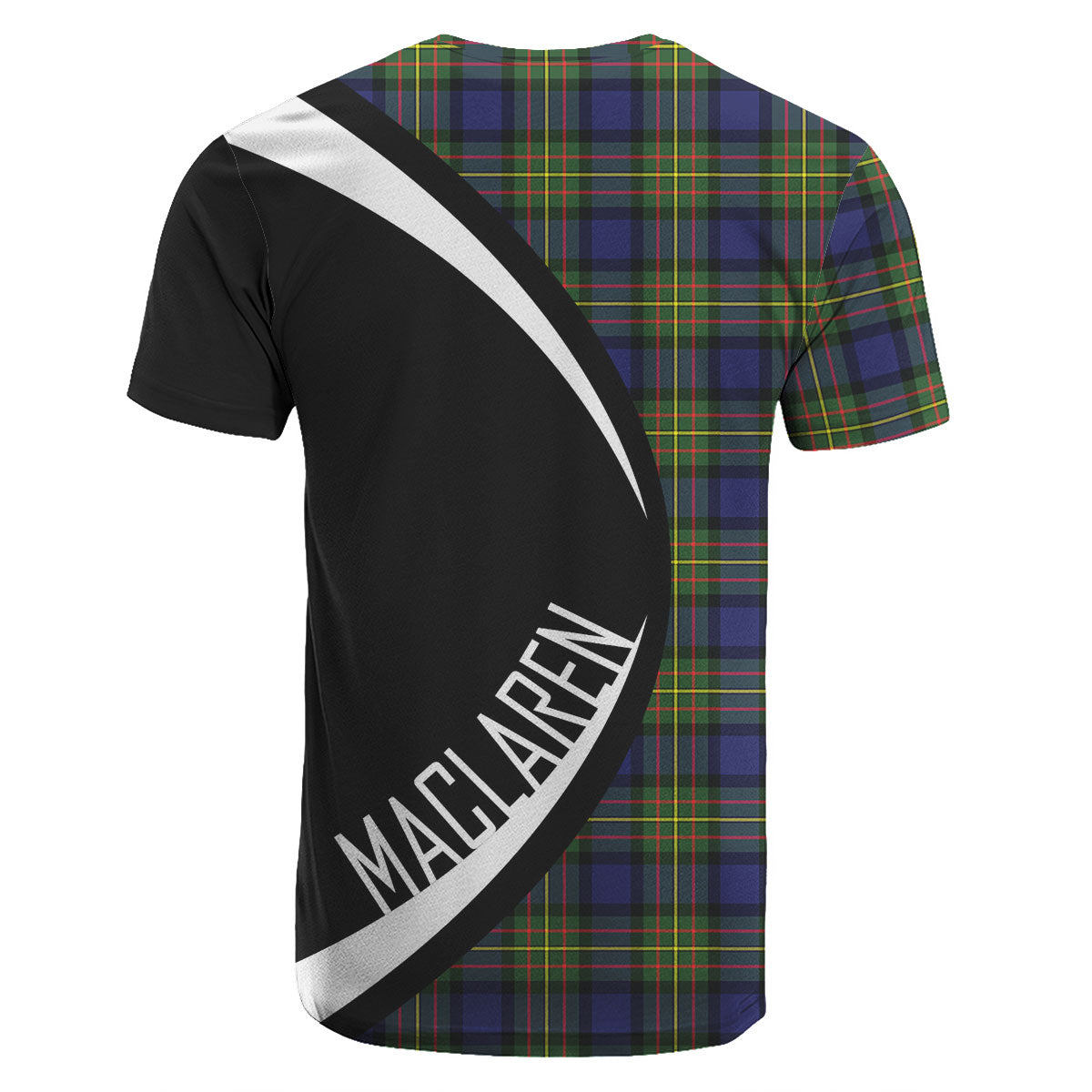 MacLaren Modern Tartan Crest T-shirt - Circle Style