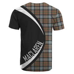 MacLaren Weathered Tartan Crest T-shirt - Circle Style