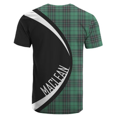 MacLean Hunting Ancient Tartan Crest T-shirt - Circle Style