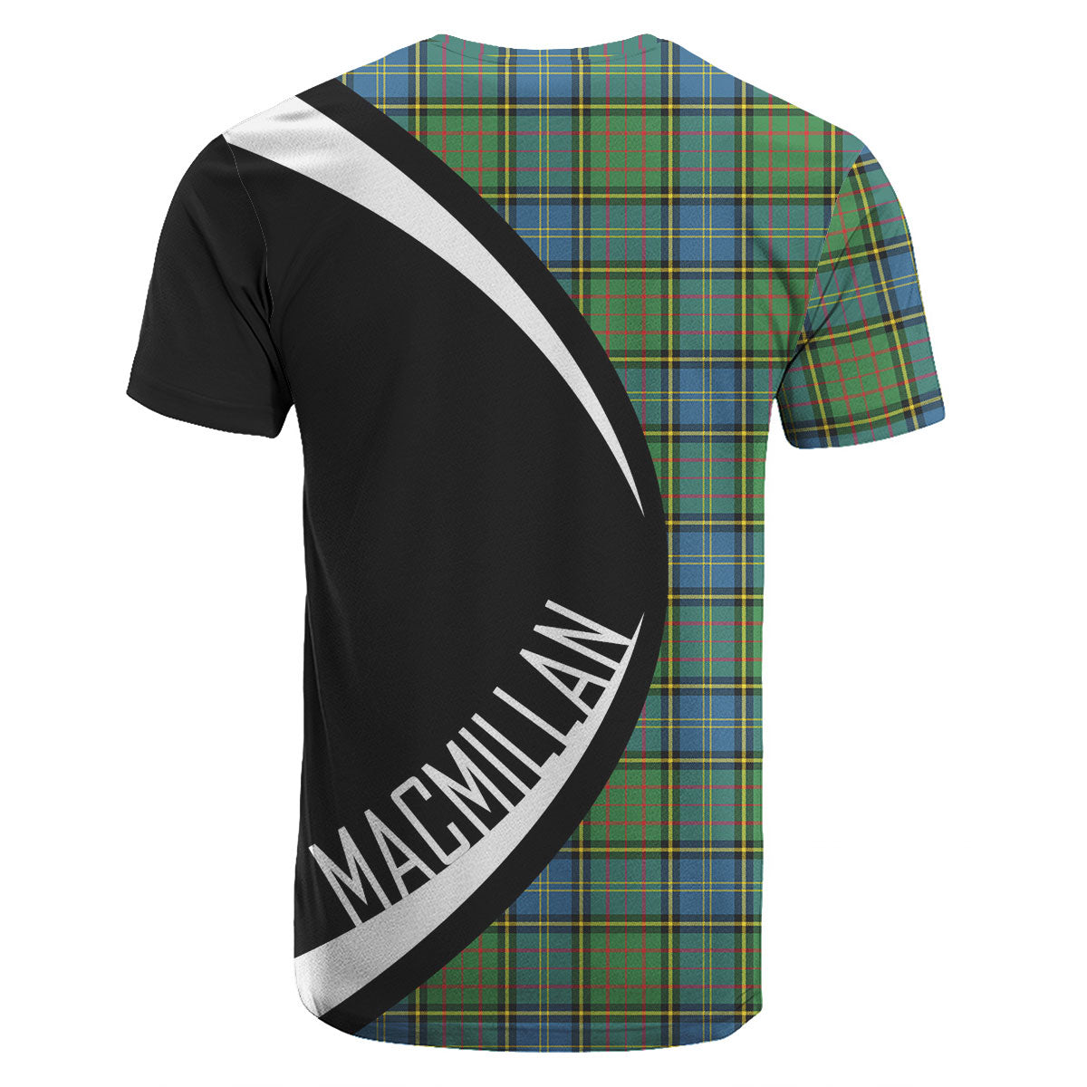 MacMillan Hunting Ancient Tartan Crest T-shirt - Circle Style