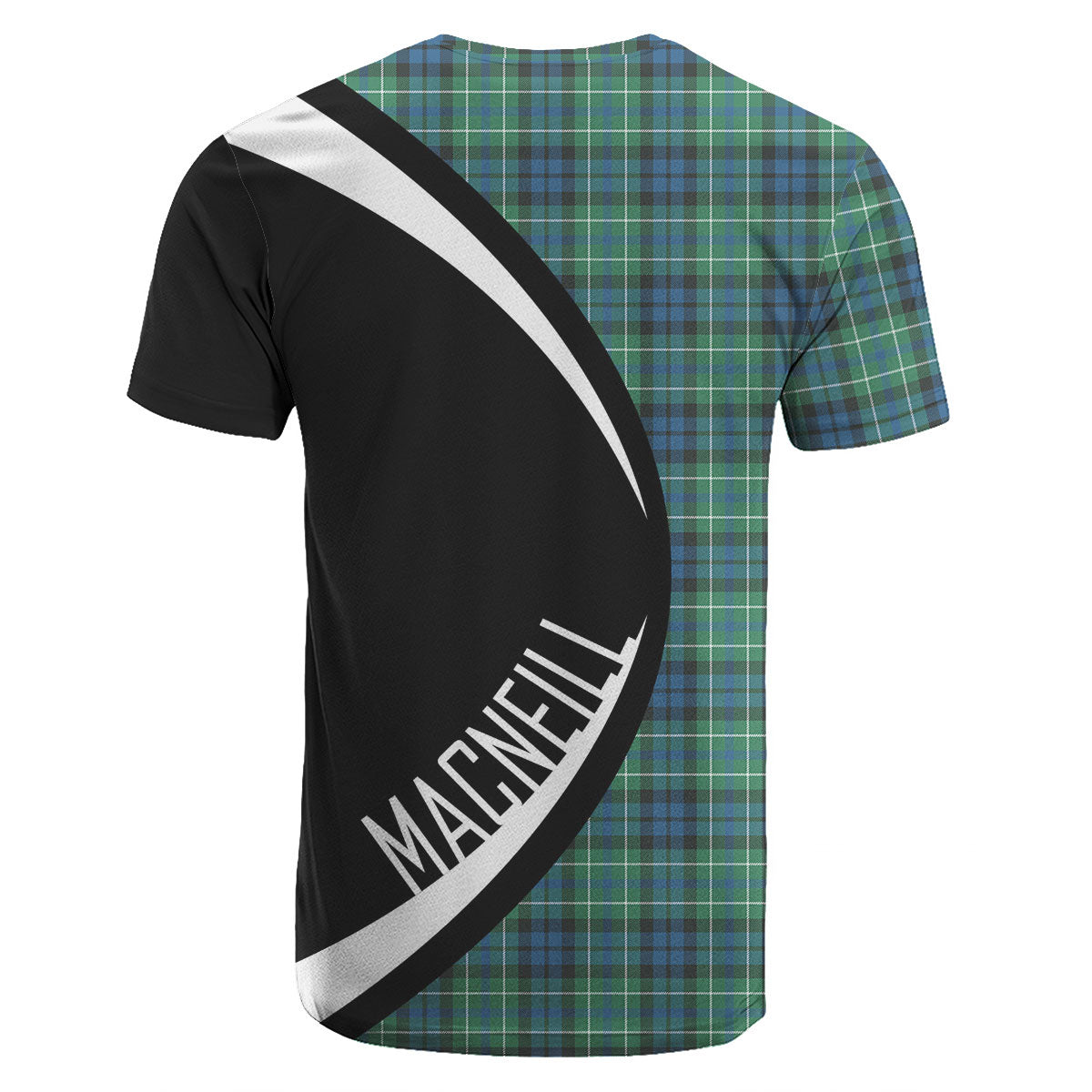 MacNeill of Colonsay Ancient Tartan Crest T-shirt - Circle Style