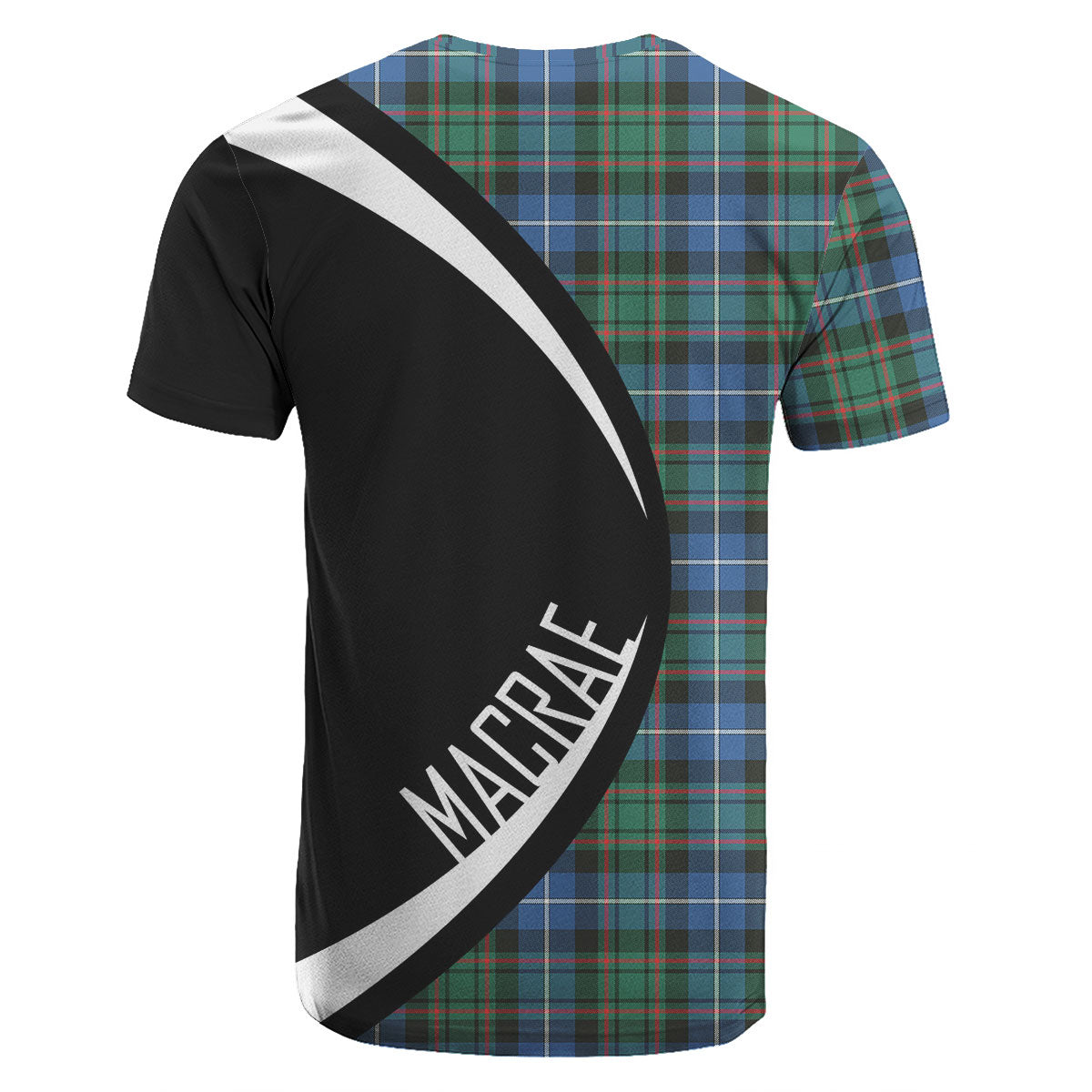 MacRae Hunting Ancient Tartan Crest T-shirt - Circle Style