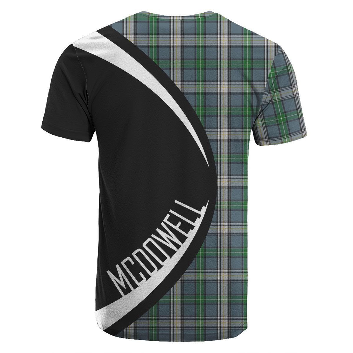 McDowell (MacDowell) Tartan Crest T-shirt - Circle Style