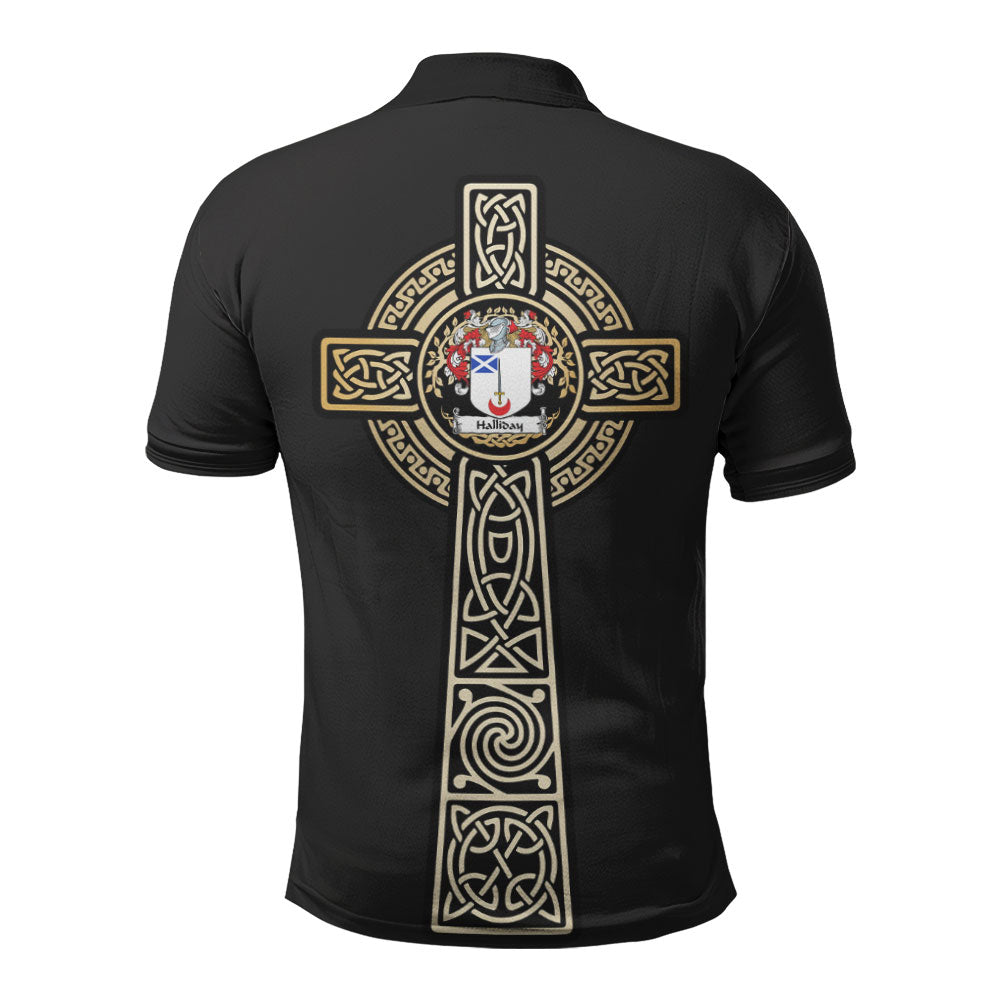 Halliday Clan Unisex Polo Shirt - Celtic Tree Of Life – Scotsprint