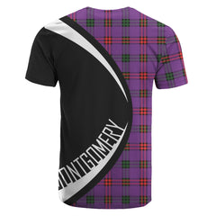 Montgomery Modern Tartan Crest T-shirt - Circle Style