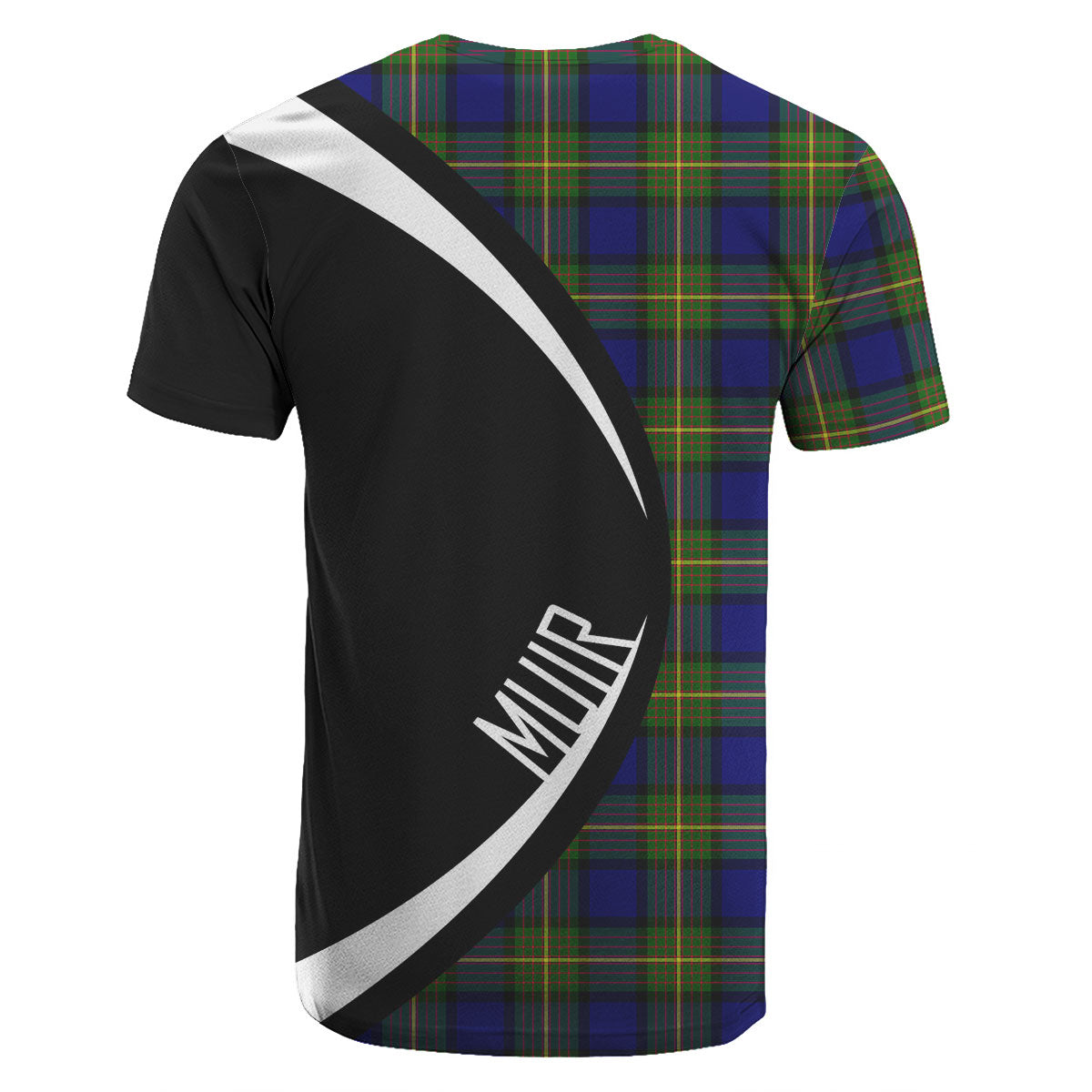 Muir Tartan Crest T-shirt - Circle Style