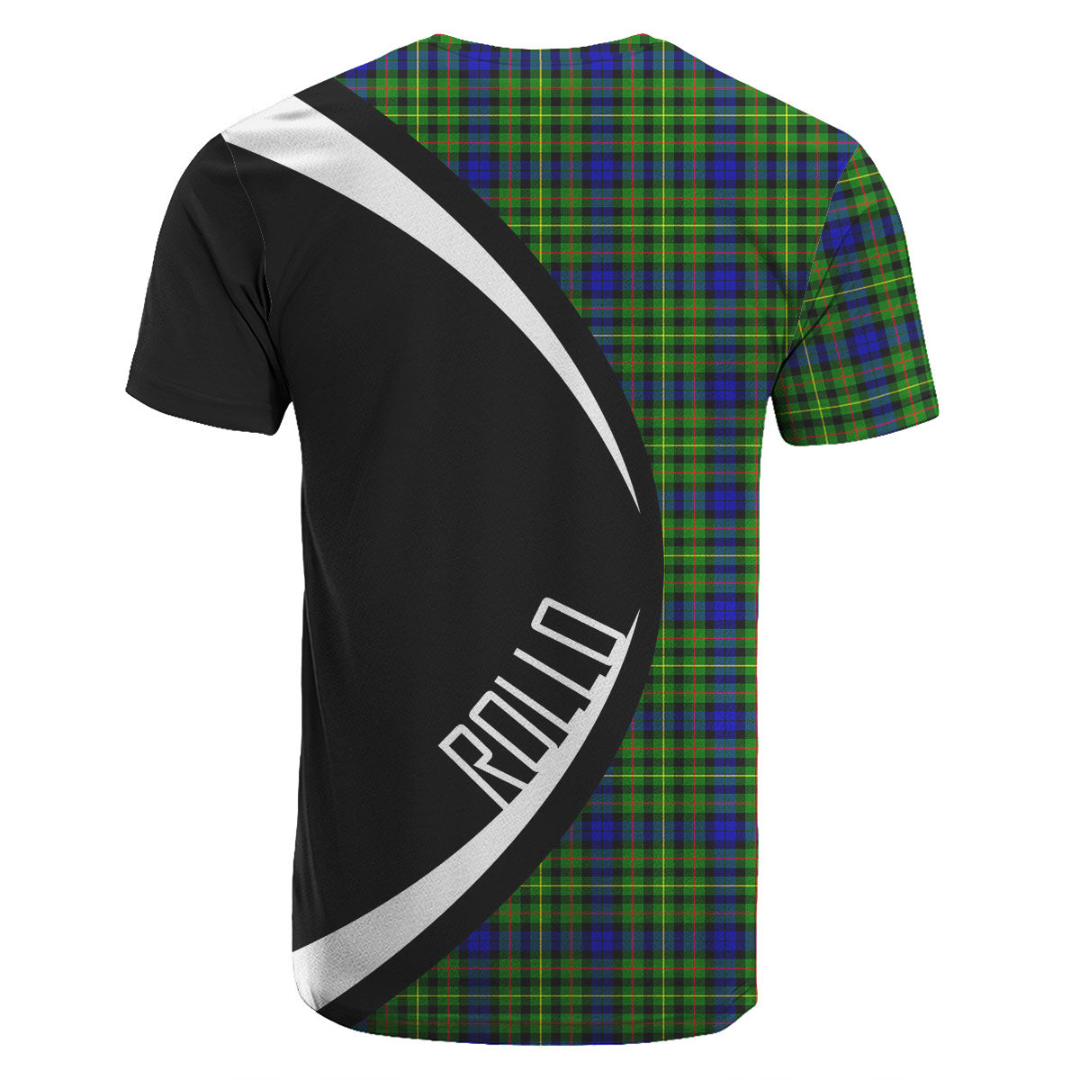 Rollo Modern Tartan Crest T-shirt - Circle Style