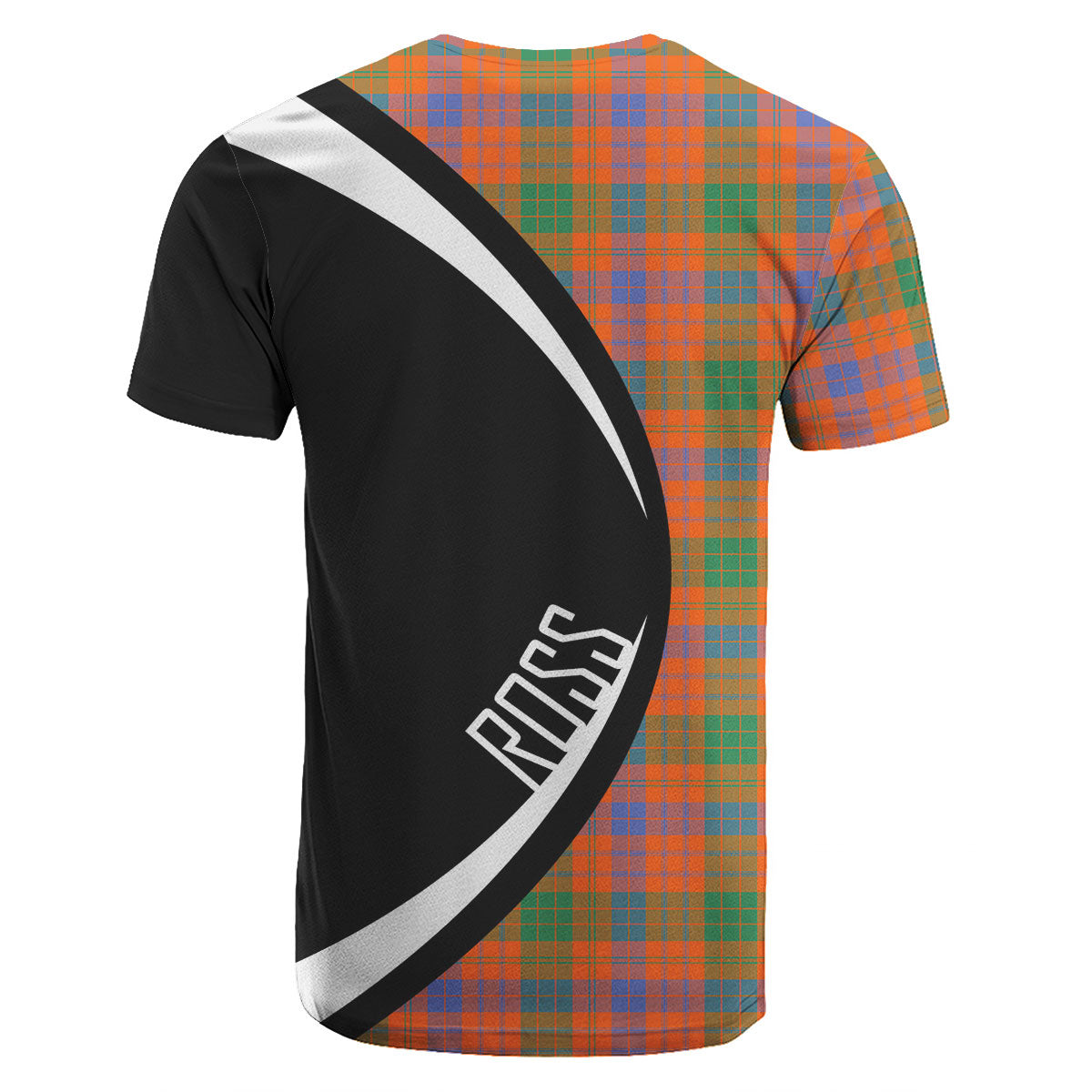 Ross Ancient Tartan Crest T-shirt - Circle Style