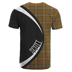 Scott Brown Modern Tartan Crest T-shirt - Circle Style