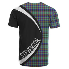 Stevenson Tartan Crest T-shirt - Circle Style