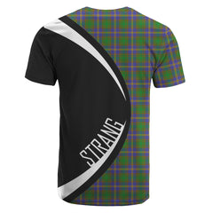 Strang (or Strange) Tartan Crest T-shirt - Circle Style