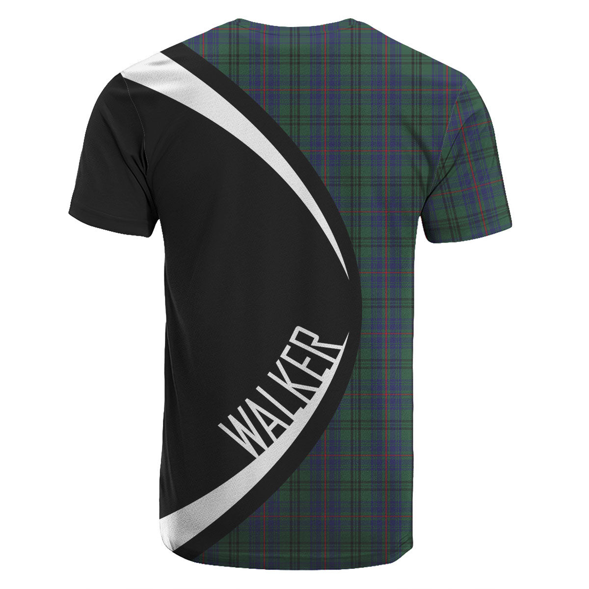 Walker Hunting Tartan Crest T-shirt - Circle Style