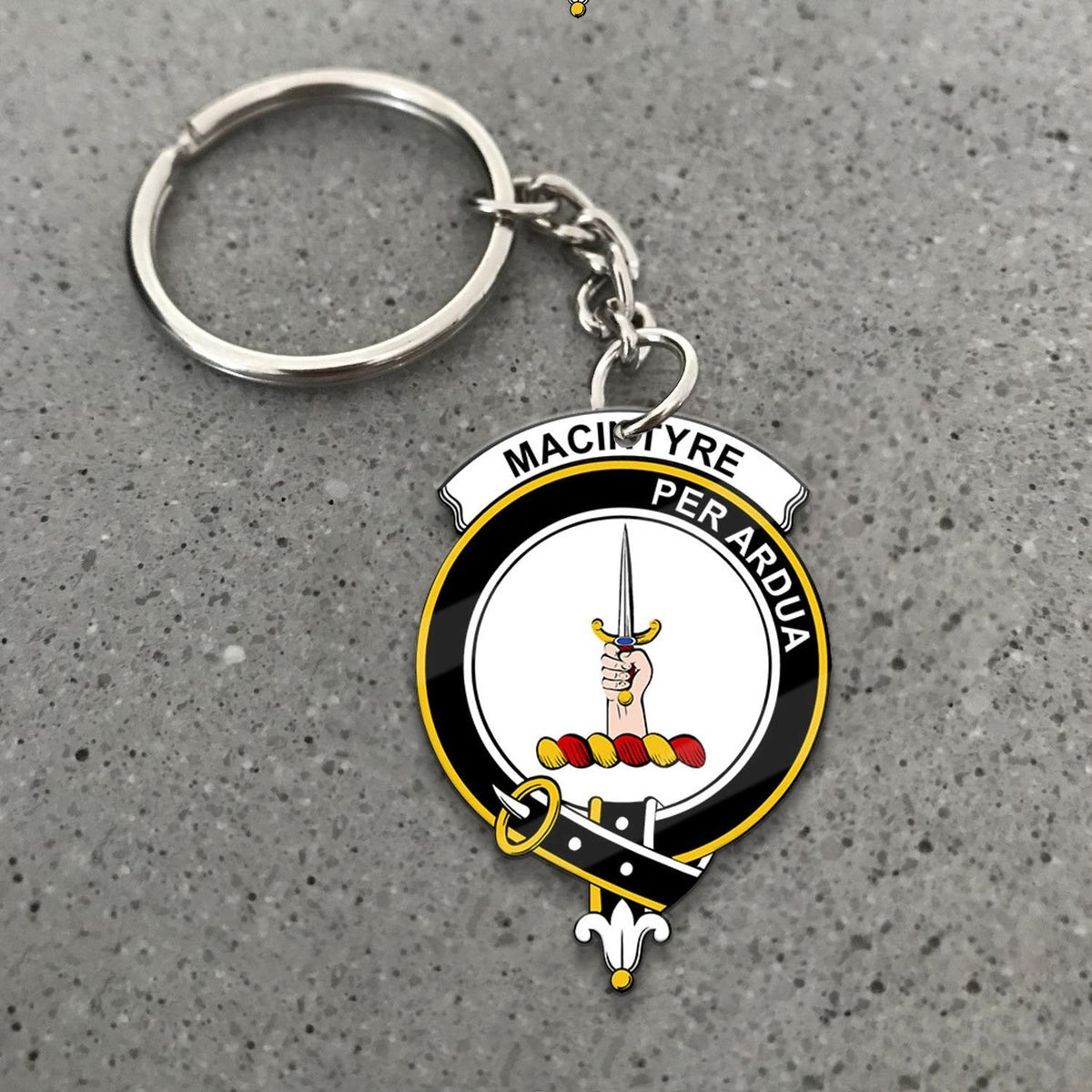 MacIntyre Crest Keychain