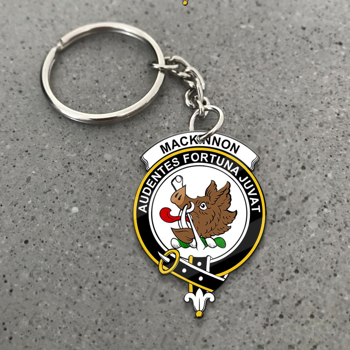 MacKinnon Crest Keychain