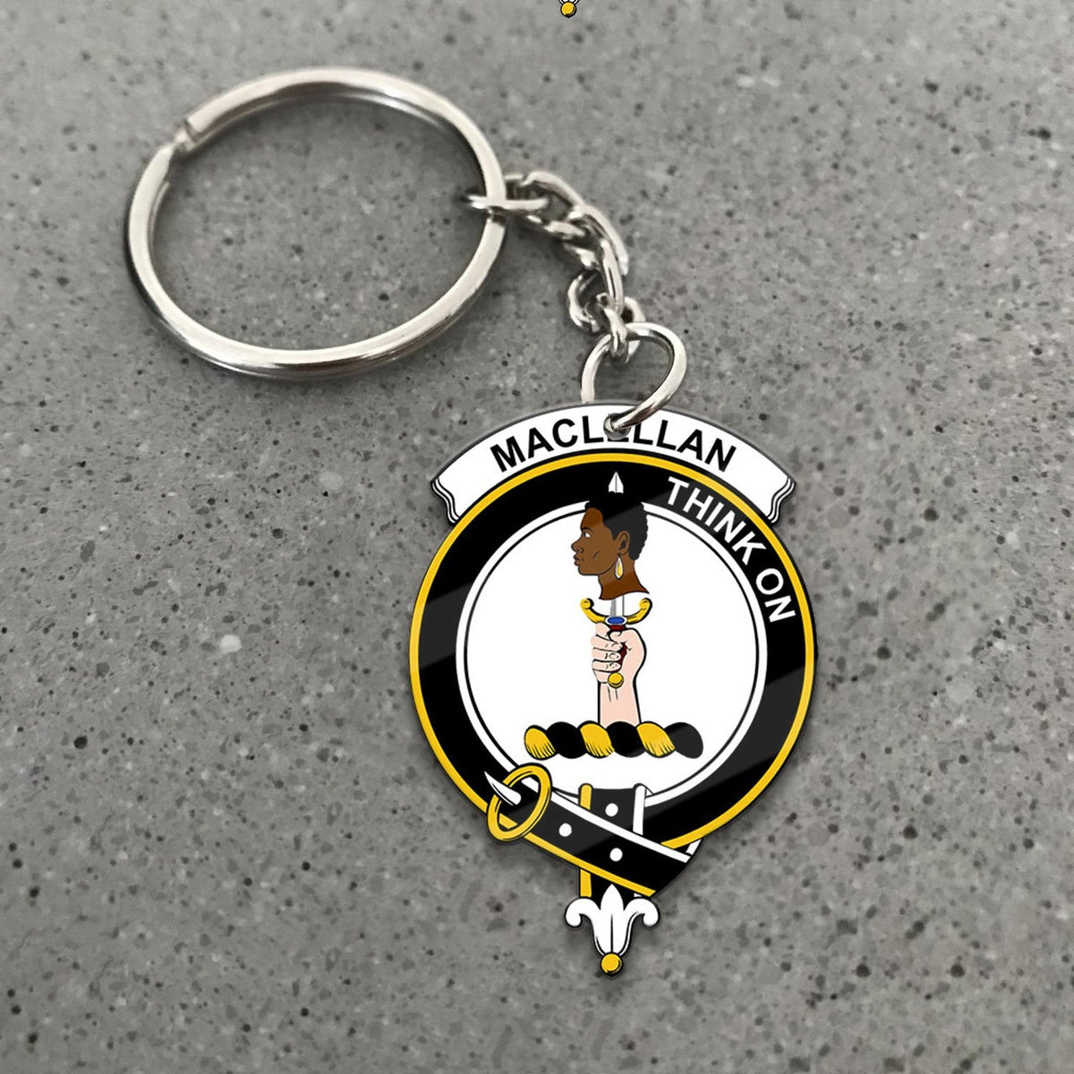 MacLellan Crest Keychain