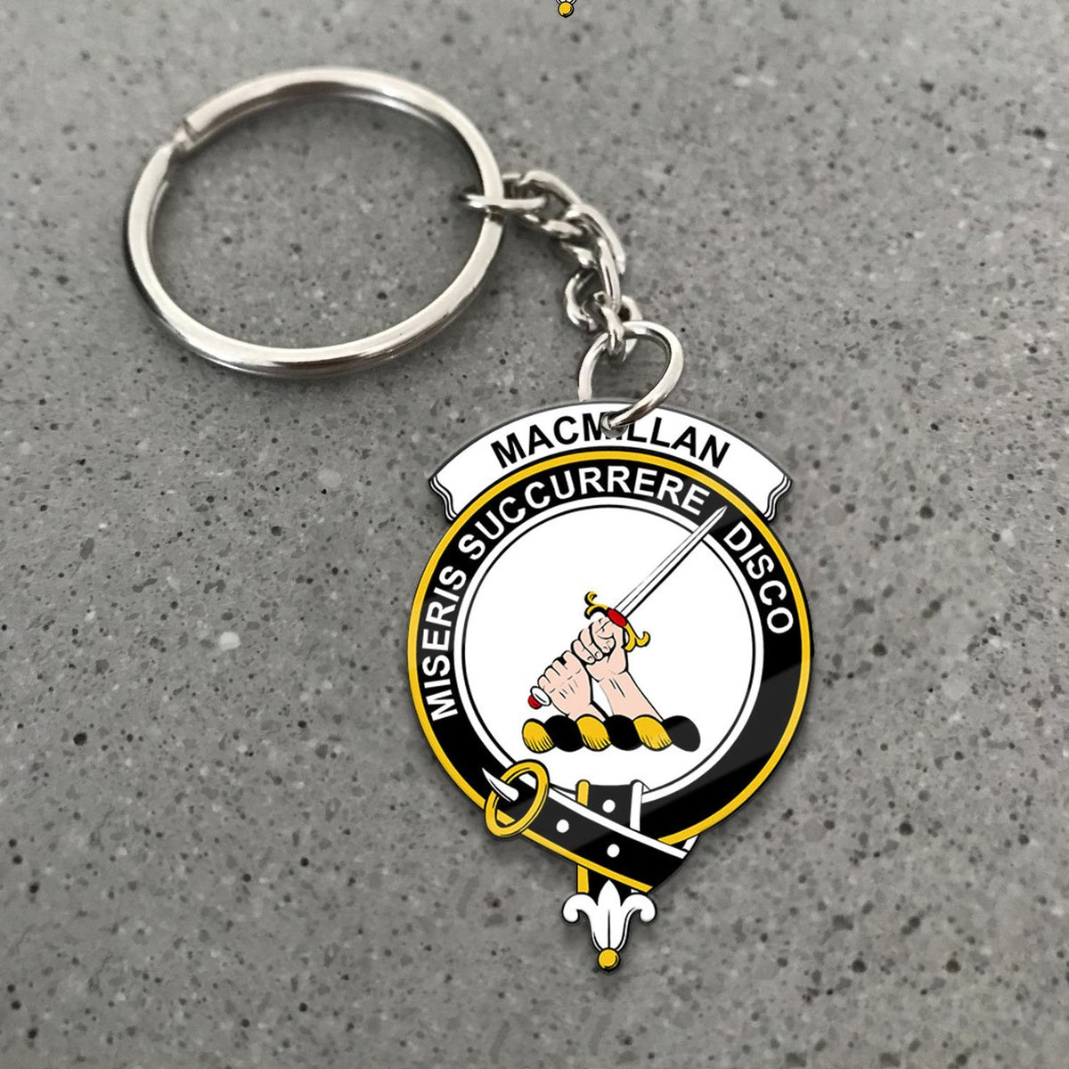 MacMillan Crest Keychain