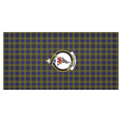 Clelland Tartan Crest Tablecloth