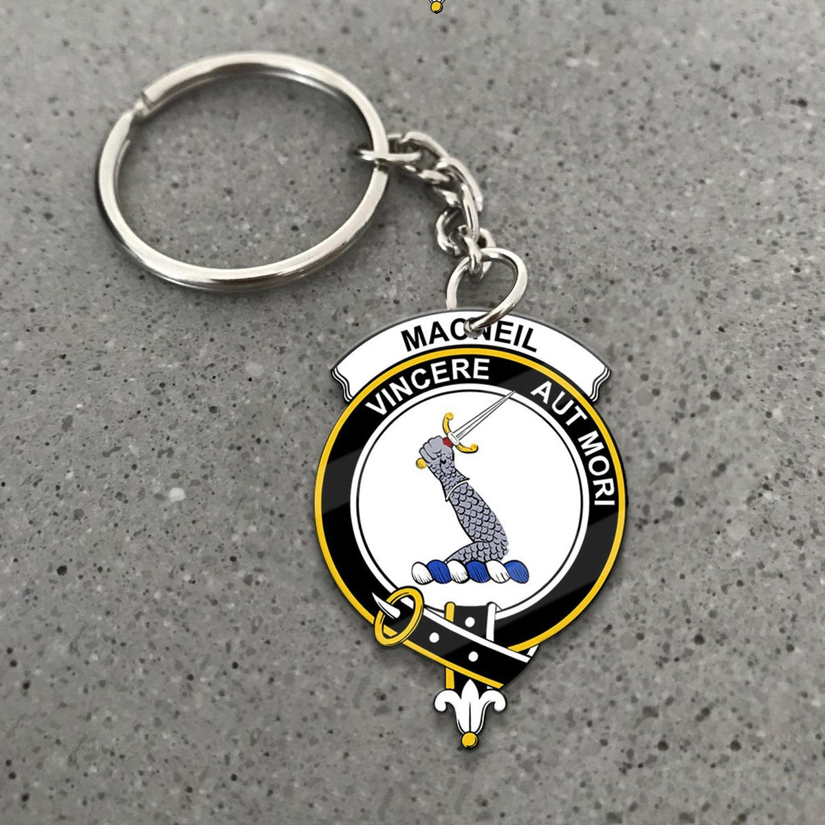 MacNeil of Colonsay Crest Keychain