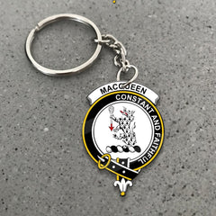 MacQueen Crest Keychain