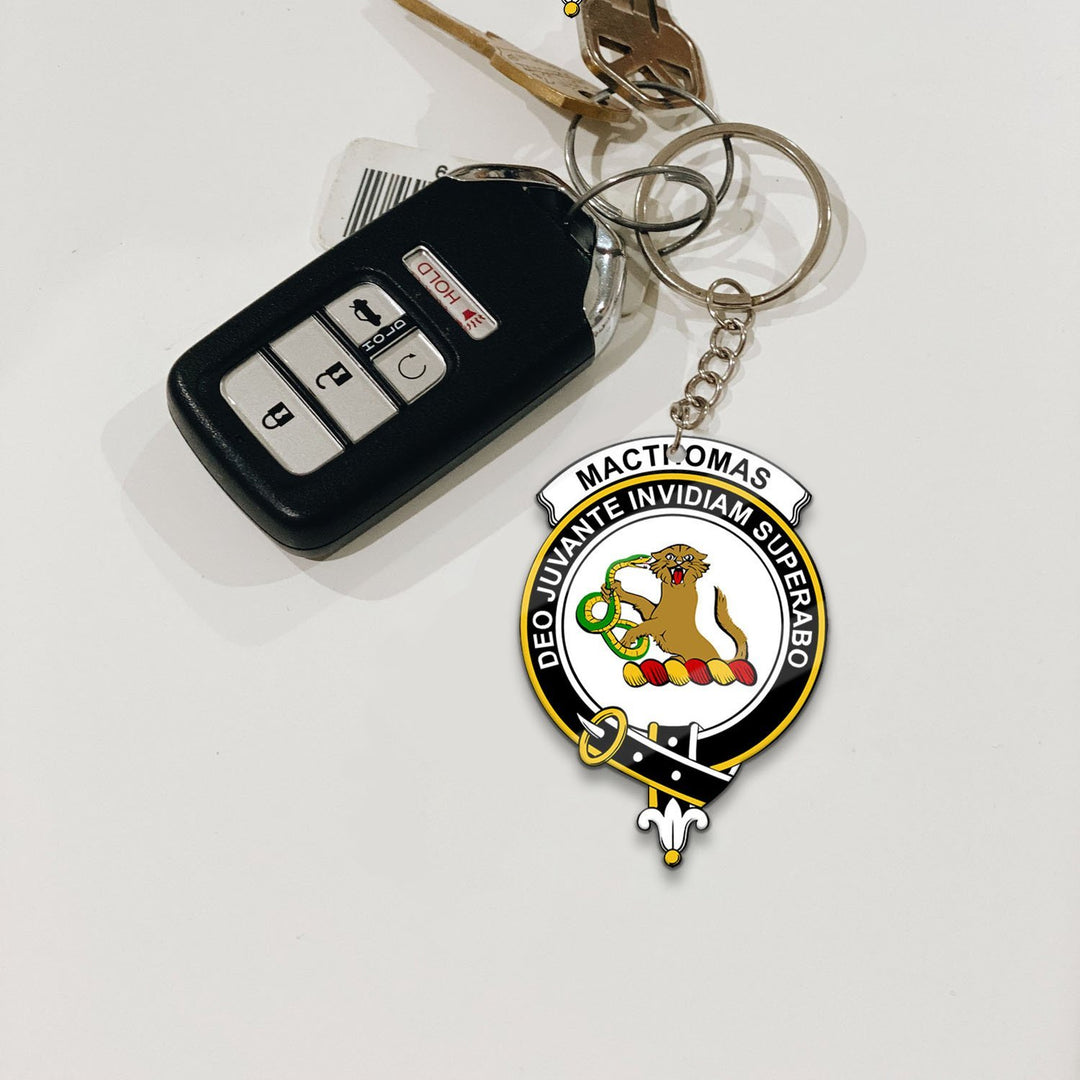 MacThomas Crest Keychain