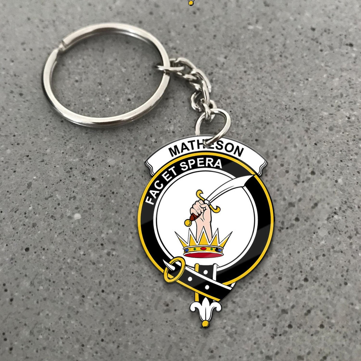 Matheson Crest Keychain