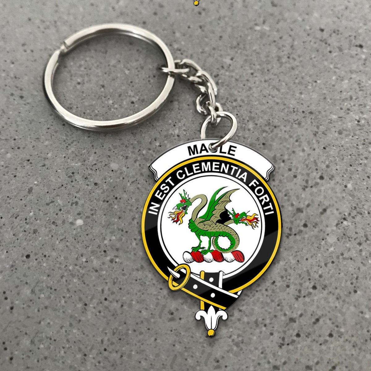 Maule Crest Keychain