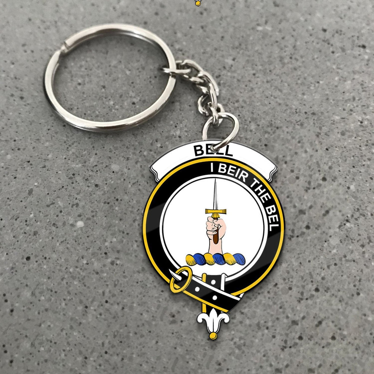 Bell Crest Keychain