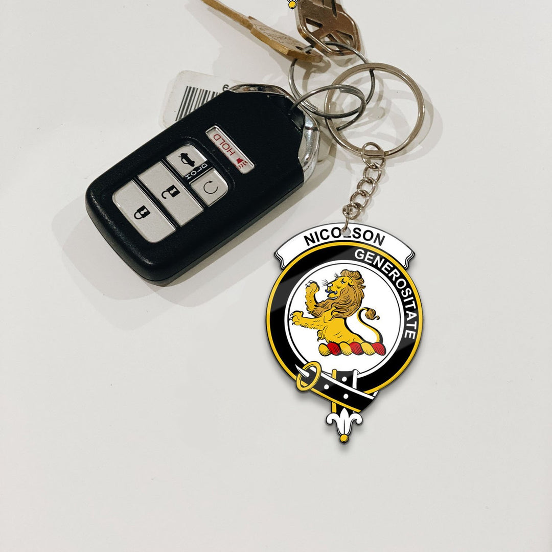 Nicolson Crest Keychain