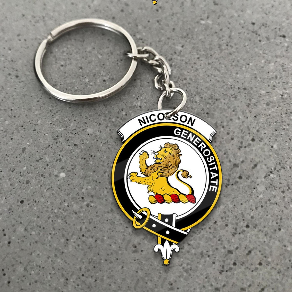 Nicolson Crest Keychain