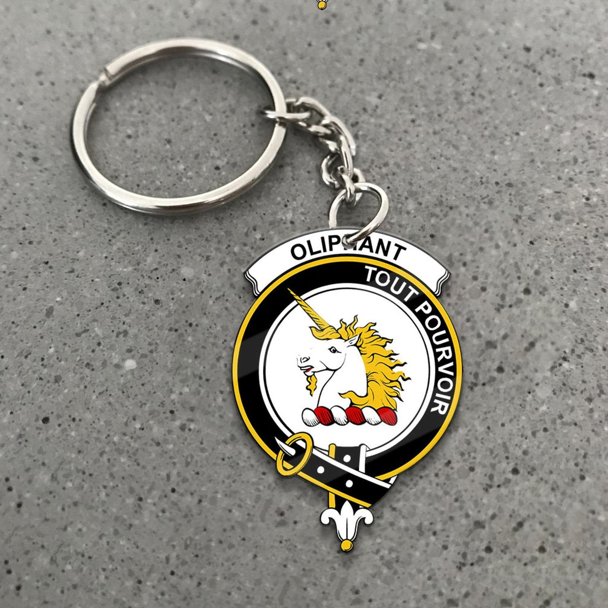 Oliphant Crest Keychain