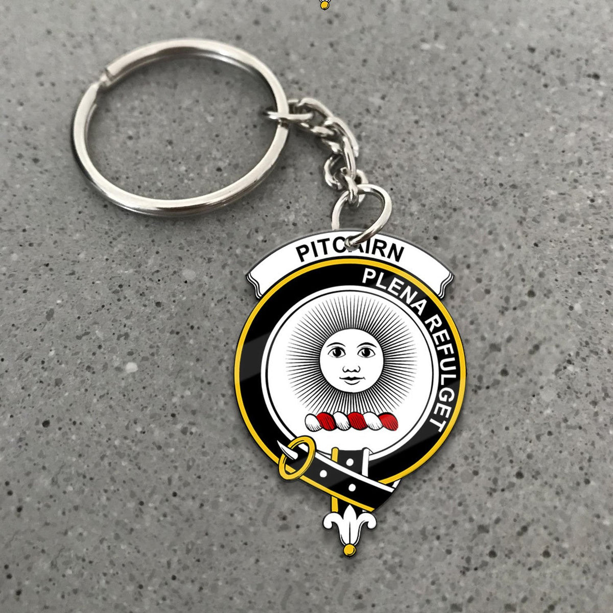 Pitcairn Crest Keychain