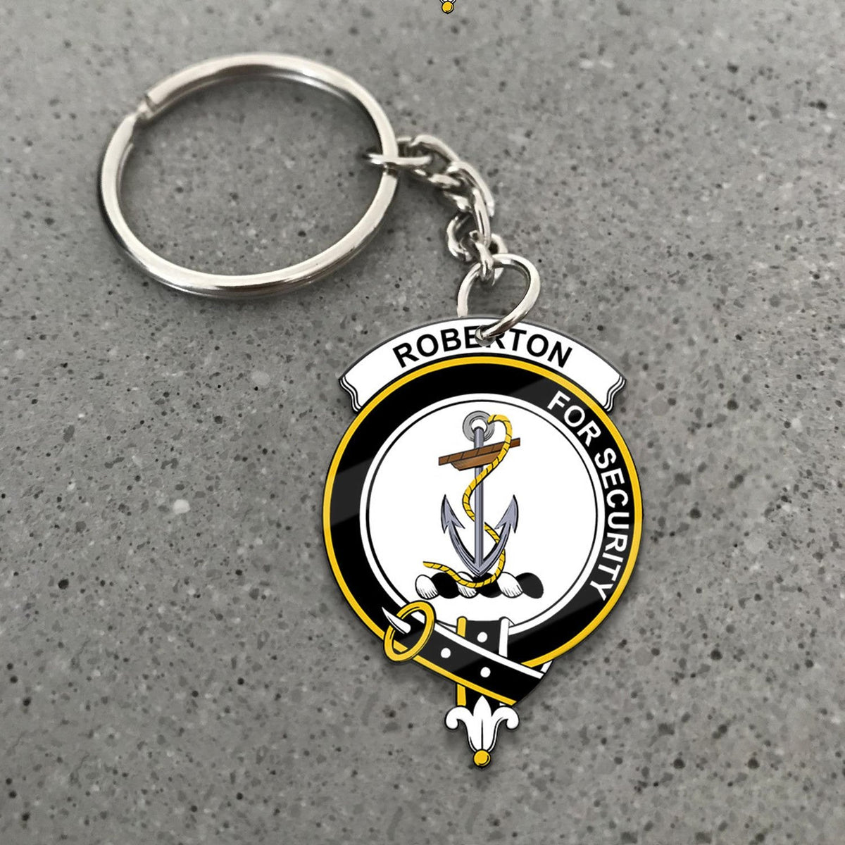 Roberton Crest Keychain