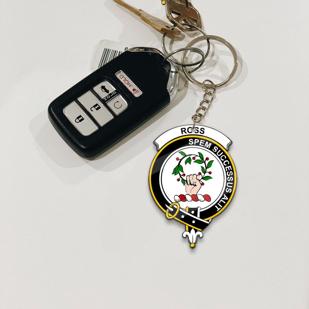 Ross Crest Keychain